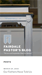 Mobile Screenshot of fairdalepastor.fbcfairdale.org